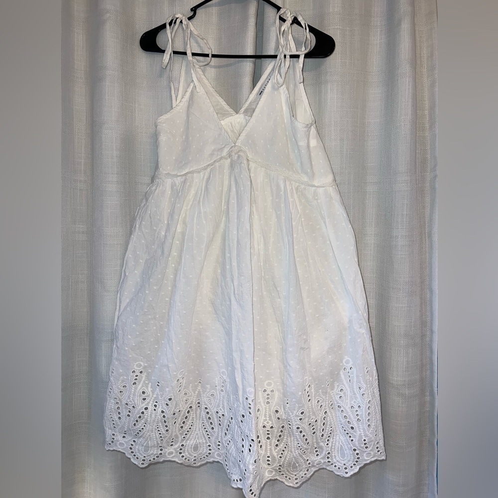 ASOS DESIGN White Eyelet Sundress (Never Worn)